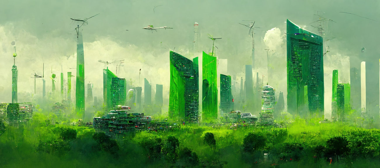 Sustainable Cities Eco City, Illustration